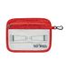 Tatonka Toilettas Zip Flight Bag A6 - kleine, transparante tas voor het meenemen van vloeistoffen in vliegtuighandbagage - 16 x 12 cm (rood oranje)
