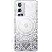 OnePlus Siliconen hoesje compatibel met OnePlus 9 Pro 5G Mandala wit