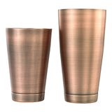 Barfly M37009ACP Cocktail Tin, Set (18oz en 28oz), Antiek Koper