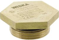 Wiska 10030203 EX-VSM 25 Blindstop Slagvast, Explosiebestendig M25 Metaal Natuur 1 stuk(s)