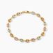 Icecat Bracelet Dami Maille Grain De Café Or Tricolore