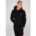 Alpha Industries Hoody met Camo-opdruk en capuchon voor heren Black/Woodland