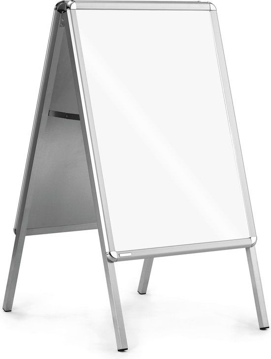 Magnetoplan Poster Stand Customer Stopper - DIN A1 - Weatherproof - Silver