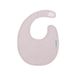 Cambrass - Rond slabbetje met pvc-folie en klittenbandsluiting - Mini Windsord roze 20 x 26 cm