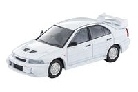 TomyTEC 327349 1/64 Mitsubishi Lancer GSR Evo IV, wit modelbouwset, meerkleurig