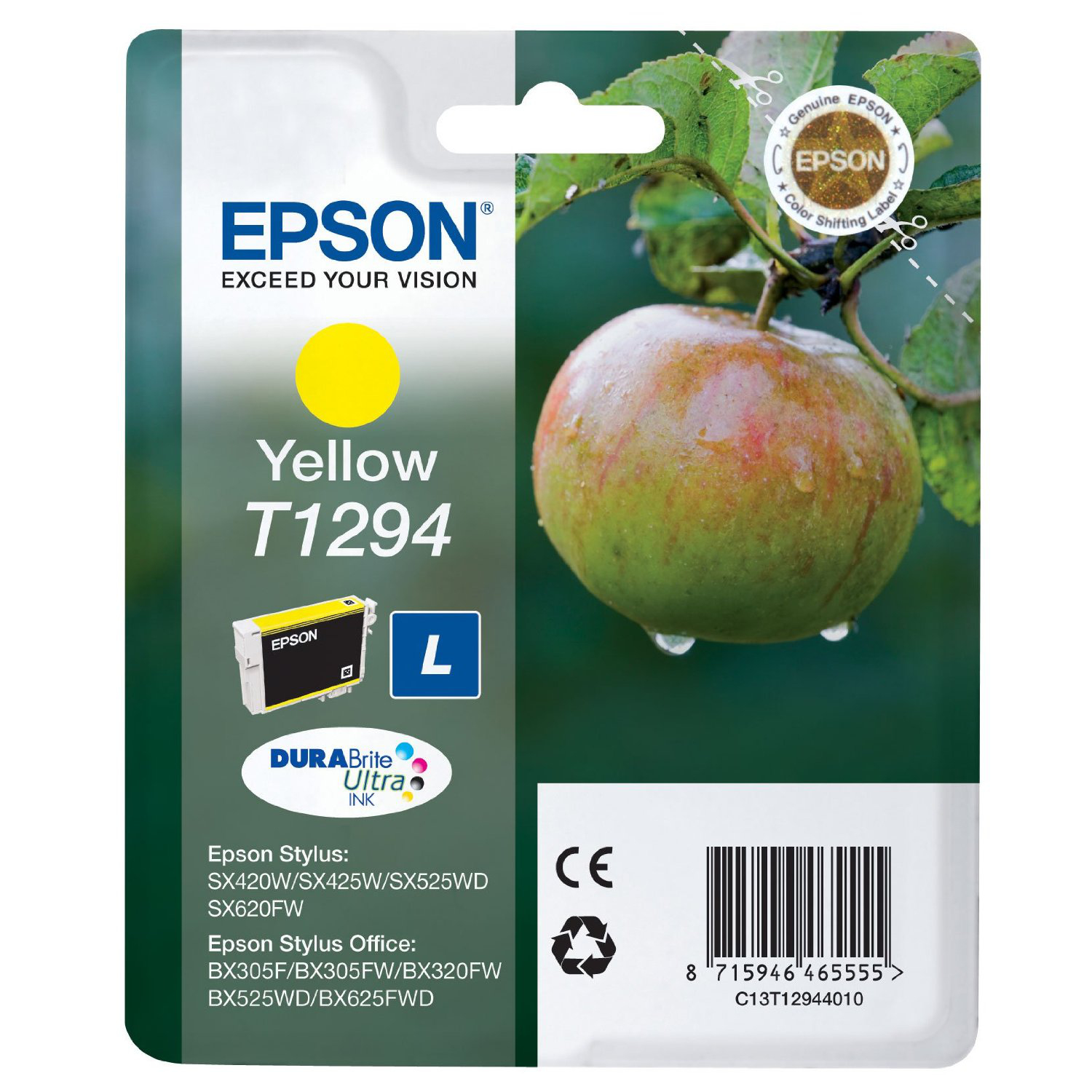 Epson inktpatroon Yellow T1294 DURABrite Ultra Ink
