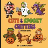 Cute & Spooky Critters Halloween Coloring Book