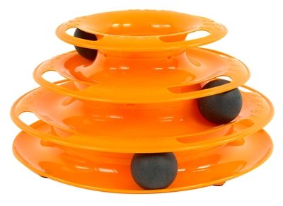 PETCOMFORT crazy tower kattenrotonde - oranje