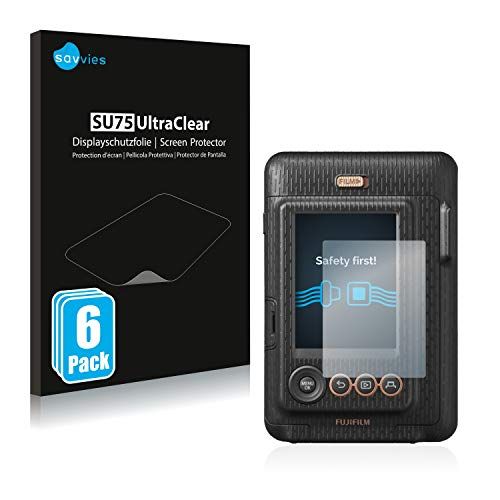 Savvies 6x Screen Protector compatible with Fujifilm Instax Mini LiPlay - Ultra Clear