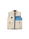 NAPAPIJRI Bodywarmer 'Yupik V 2' lichtbeige / royal blue/koningsblauw