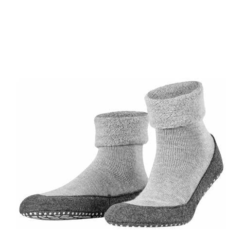 FALKE Cosyshoe Huissokken - Grijs Melange