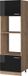 Vicco R-Line Magnetronkast – 60 cm Zwart hoogglans