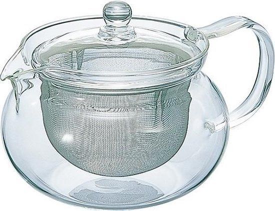 Hario Chacha Kyusu-Maru Theepot - 700ml - Glas - Met Thee-filter