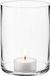 Alessandro Bougeoir / Porte-bougie - Verre transparent - H16 cm - Forme cylindrique