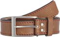 Babista heren leren riem - 125 cm - lichtbruin