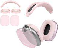OEM ZenithVibe Beschermset voor AirPods Max 2/1 - Hoofdband Cover, TPU Case en Silicone Oorkussens, Roze