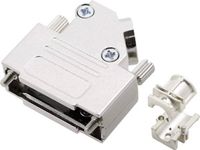 encitech D45ZK15HI-K 6560-0706-12 boîtier D-sub Nombre de pôles : 15 Métal complet 45 ° Argent 1 pièce(s)