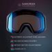 HEAD - neves sunscreen - Skibril - Blauw
