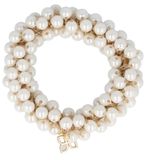 Parsa Beauty Haaraccessoire Attache cheveux Or, Blanc 1 pièce