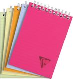 Clairefontaine Spiraalblok A6 Geruit Transparante Kaft