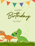 Happy Birthday to You: Amazing Dinosaurs: A Coloring Book for Little Hands - T-Rex, Triceratops, and More!
