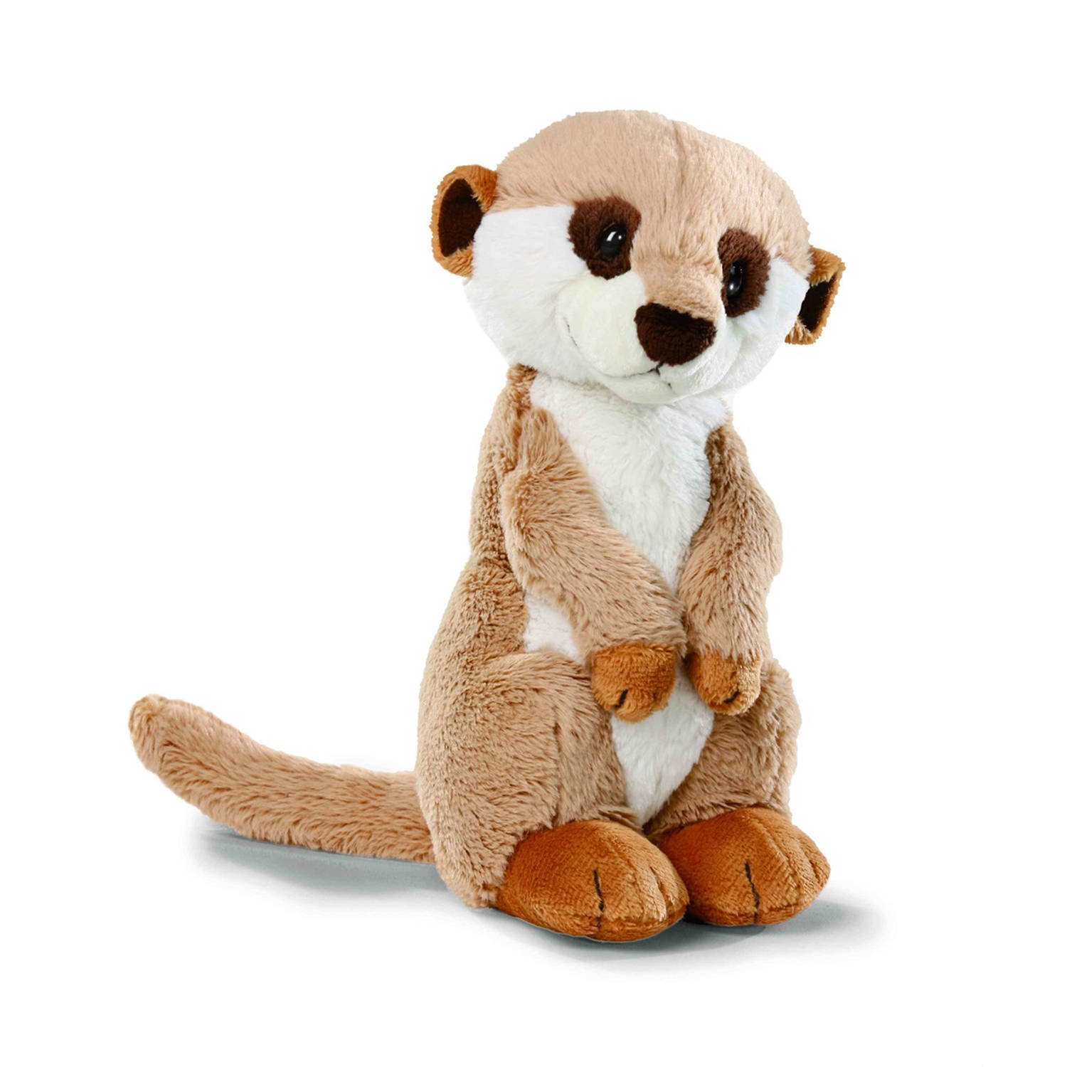 NICI stokstaartje pluche knuffel - bruin - 20 cm