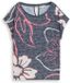 Tom Tailor - T-shirt met bloemenprint - Maat S - sky captain blue