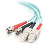 C2G 85530 InfiniBand en Glasvezelkabel 30 m SC ST OFNR Turkoois