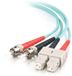 C2G 85530 InfiniBand en Glasvezelkabel 30 m SC ST OFNR Turkoois