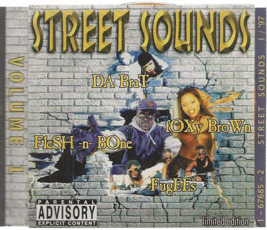 STREET SOUNDS vol 1 DA BRAT FUGEES MC LYTE MAKAVELI (CD)