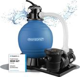 Monzana Zandfiltersysteem - 15.900L/u 6-weg Adapter Ø32mm - 38mm