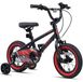 OEM 12-inch kinderfiets, BMX-stijl, dubbele remmen, verstelbaar, zwart/rood