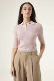 Garcia Dames Effen Trui Roze 3/4 sleeve
