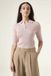 Garcia Dames Effen Trui Roze 3/4 sleeve