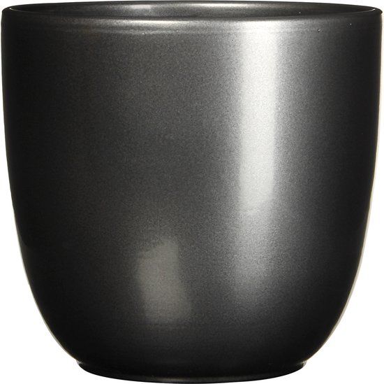 Mica Decorations Tusca Bloempot - H25 x Ø28 cm - Antraciet