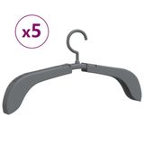 VidaXL Kledinghangers Grijs