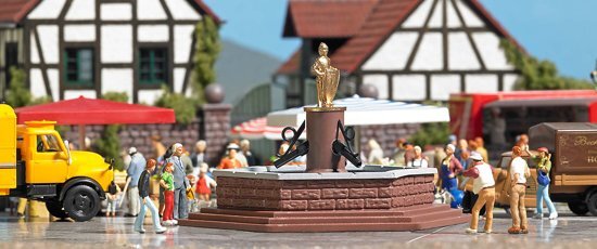 Busch & Müller M-WELT: MARKTBRUNNEN H0