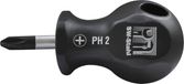 SW-Stahl 31609L schroevendraaier met kruisgleuf I PH2 x 25 mm I kruisschroevendraaier I schroevendraaiergereedschap I kruisschroevendraaier PH extra kort