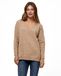 Peppercorn Rosalia V-hals gebreide trui met lange mouwen | bruine truien voor vrouwen VK | lente dames truien | maat M