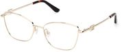 Guess GU2974 032 Cat Eye Volledig omrand Metaal Bril