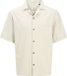 JACK&JONES JPRBLULUKE JACQUARD RESORT S/S SHIRT LN Heren Overhemd XXL Almond Milk