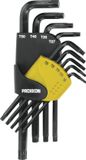 Proxxon Industrial Torx Binnen-zesrond (TX) Haakse schroevendraaierset 9-delig