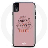 Maniacase Hoesje voor iPhone XS Max Elite Seizoen 5 Characters Poster Fanart Logo