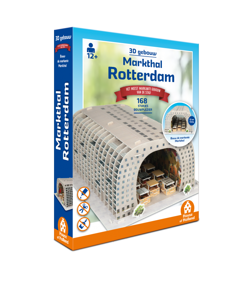 House of Holland 3D Gebouw - Markthal Rotterdam Puzzel (168 stukjes)