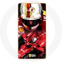 Maniacase Etui voor Huawei Mate 8 Formule 1 Sebastian Vettel F1 Rood