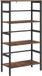 vidaXL Boekenplank 3-laags Bewerkt hout Rook eiken 115 cm