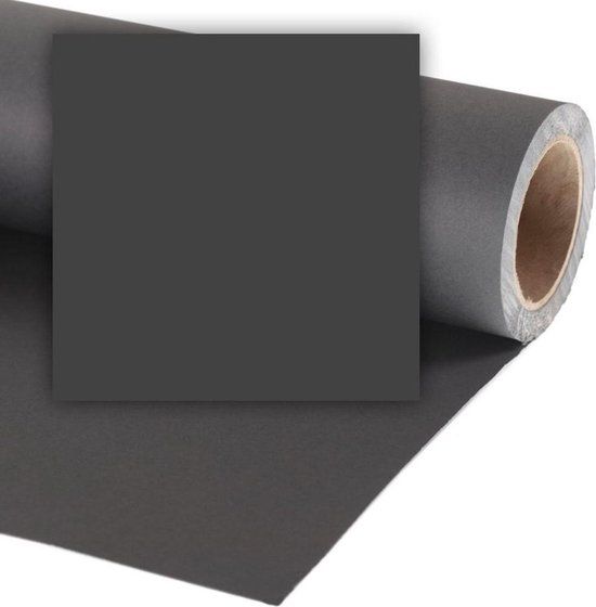 Colorama 168 zwart achtergrond papier 2,75m x 11m