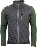 Peak Mountain Veste polaire avec empiècements matelassés Chacha kaki Hommes 2XL