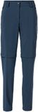 VAUDE Women's Yaras ZO Pants, dark sea, size 36
