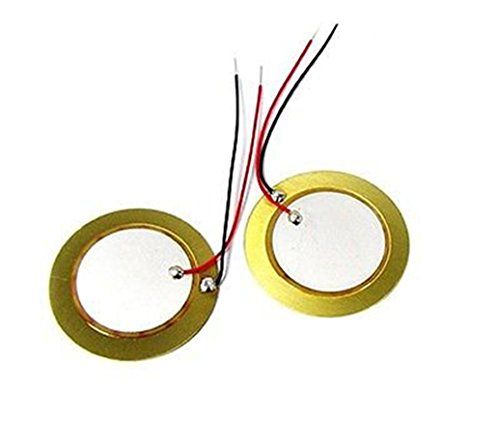 winwill 10PCS 35mm Piezo Elements buzzer Sounder Sensor Trigger Drum Disc - 6921694695706